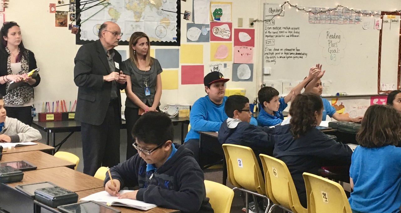 California State Board of Education president Visits Hollister Prep