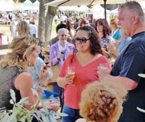 Wine tasting at the San Benito Olive Festival