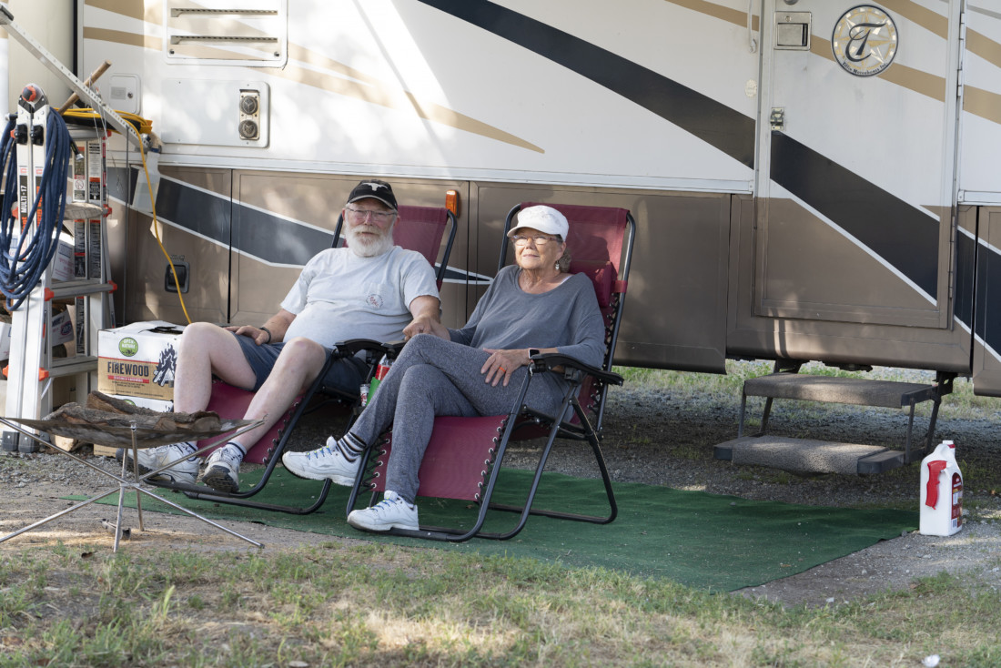 Tim and Shelia Clyde. Photo by Kirti Bassendine.