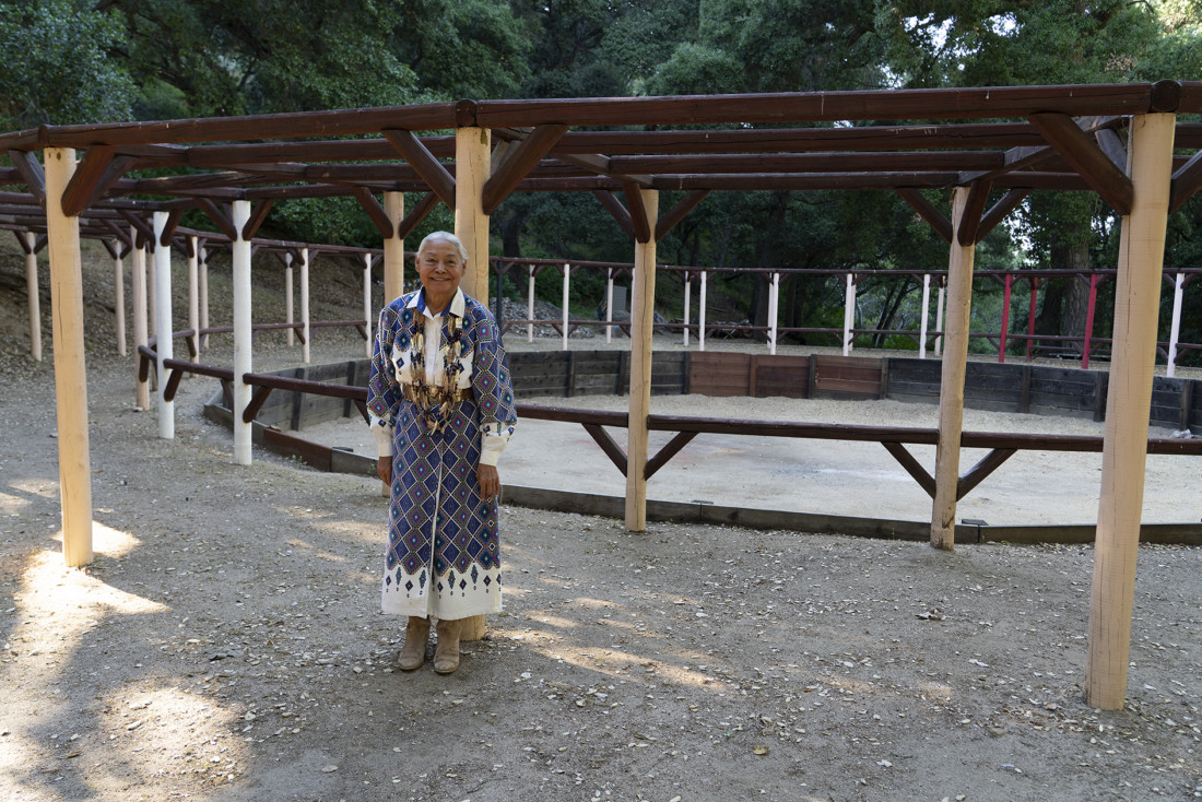 Ann-Marie Sayers and her family own the only sovereign land in San Benito County. Photo by Kirti Bassendine.
