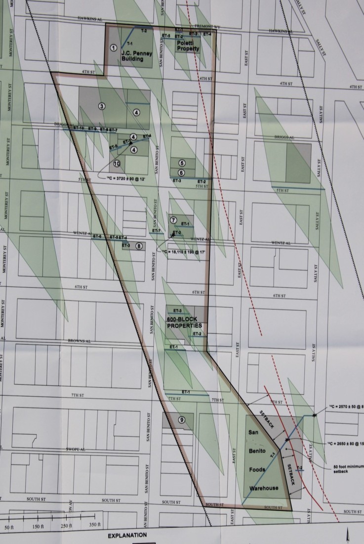 When someone wants to build or retrofit a building in downtown Hollister, they must take into consideration where it is located according to the earthquake zone map. Photo by John Chadwell.