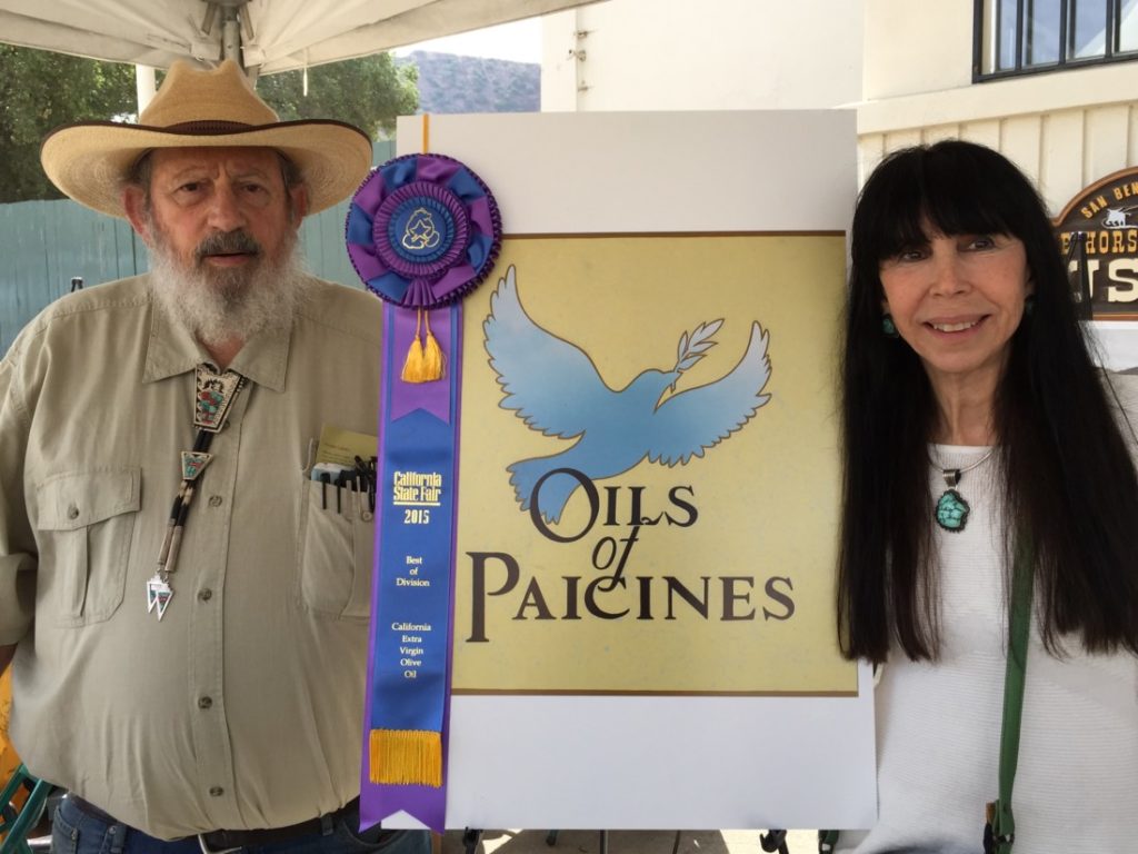 Jerry Ginsburg and Barbara Rever. Courtesy of Oils of Paicines.