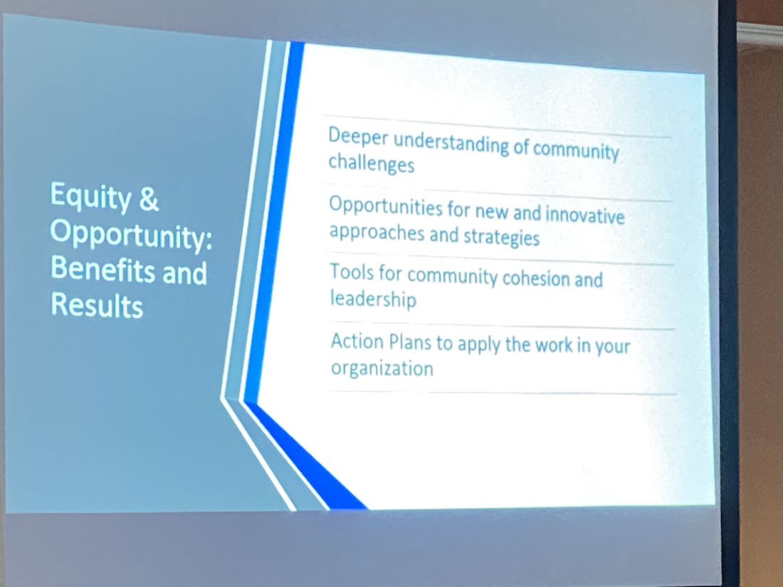 Consultants introduced a few concepts in preparation for courses. Photo by Leslie David