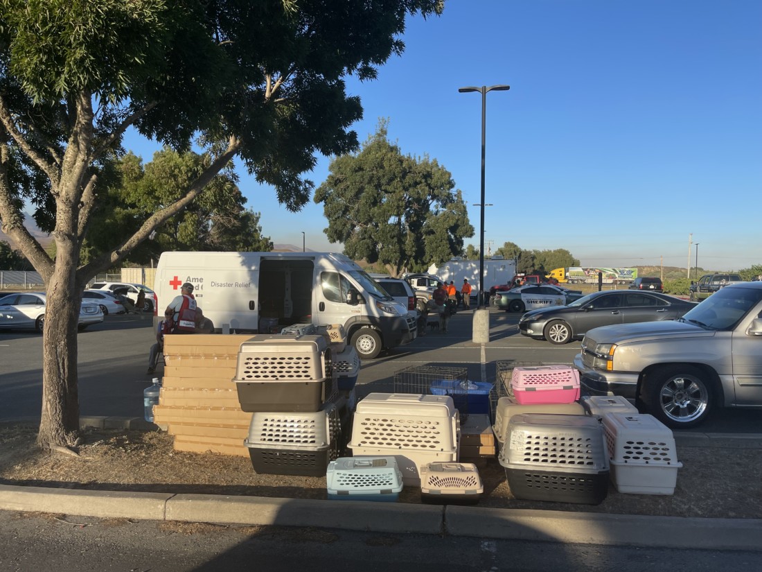 Aromas fire evacuees find aid and shelter at Anzar High School BenitoLink