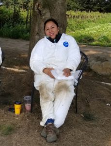 Yadira Mendiola taking a lunch break. Photo courtesy of Yadira Mendiola.