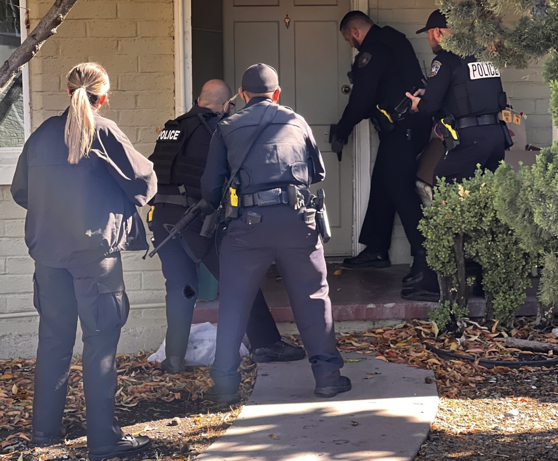 Police cordon off Hollister neighborhood after reported shooting